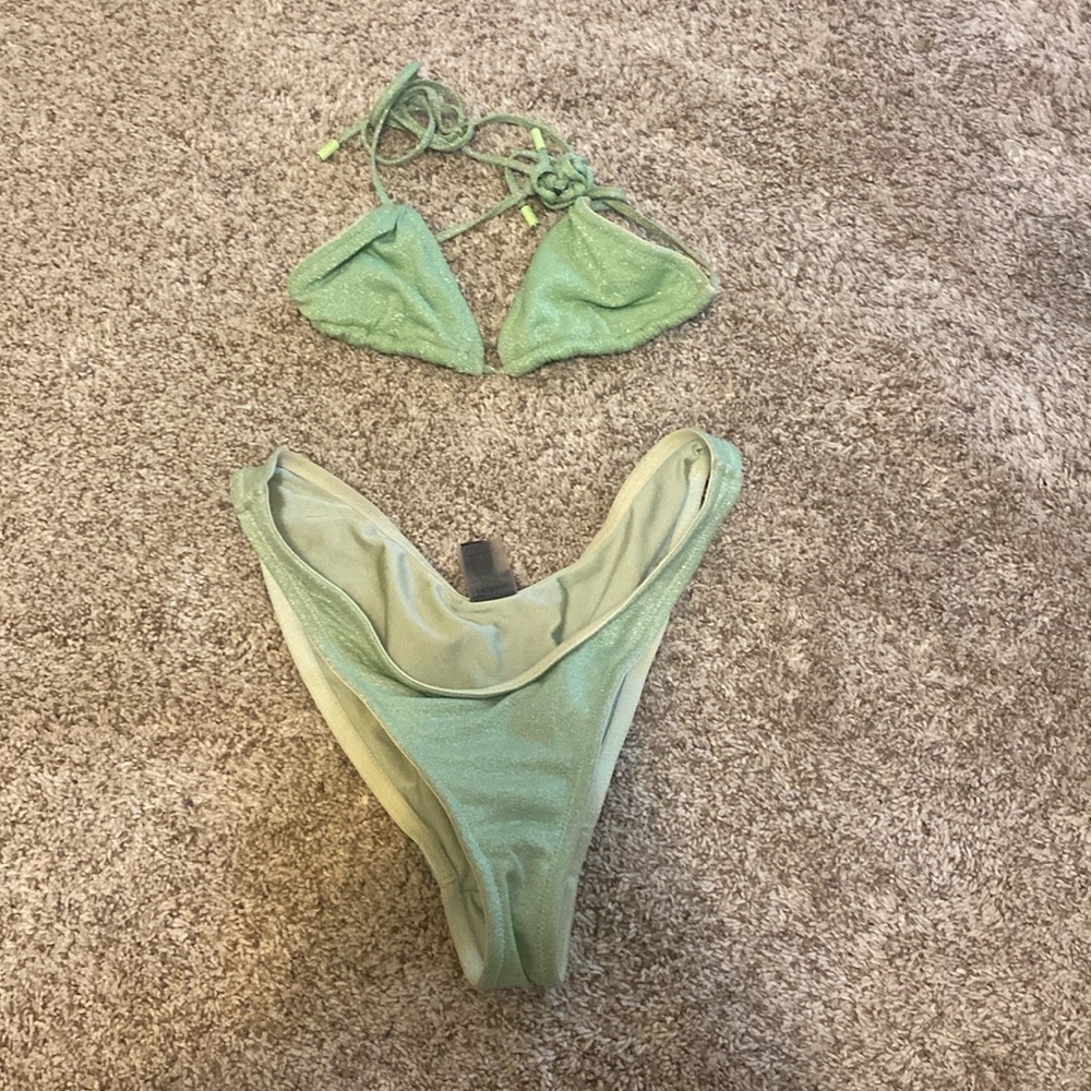 Triangl Green Sparkle Bikini